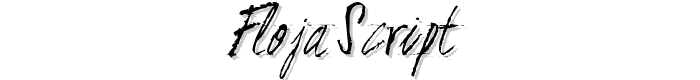 Floja Script font